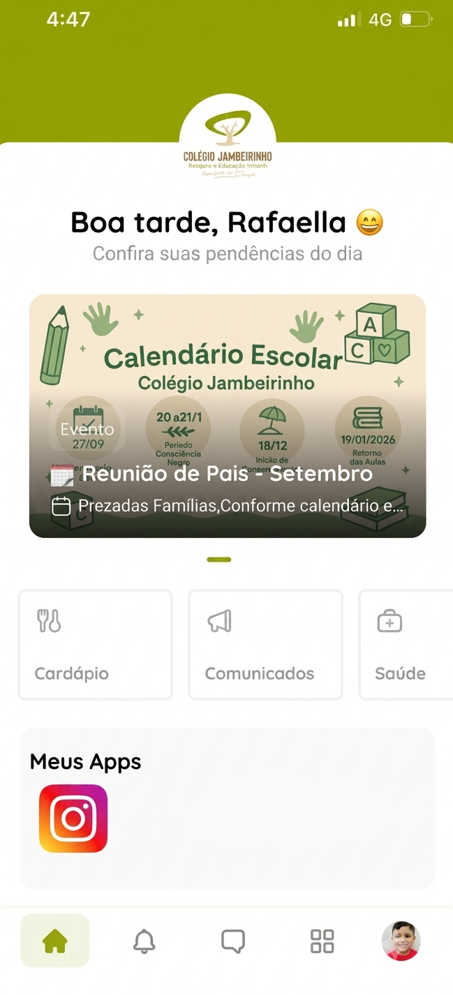 Agenda Digital do Colégio Jambeirinho