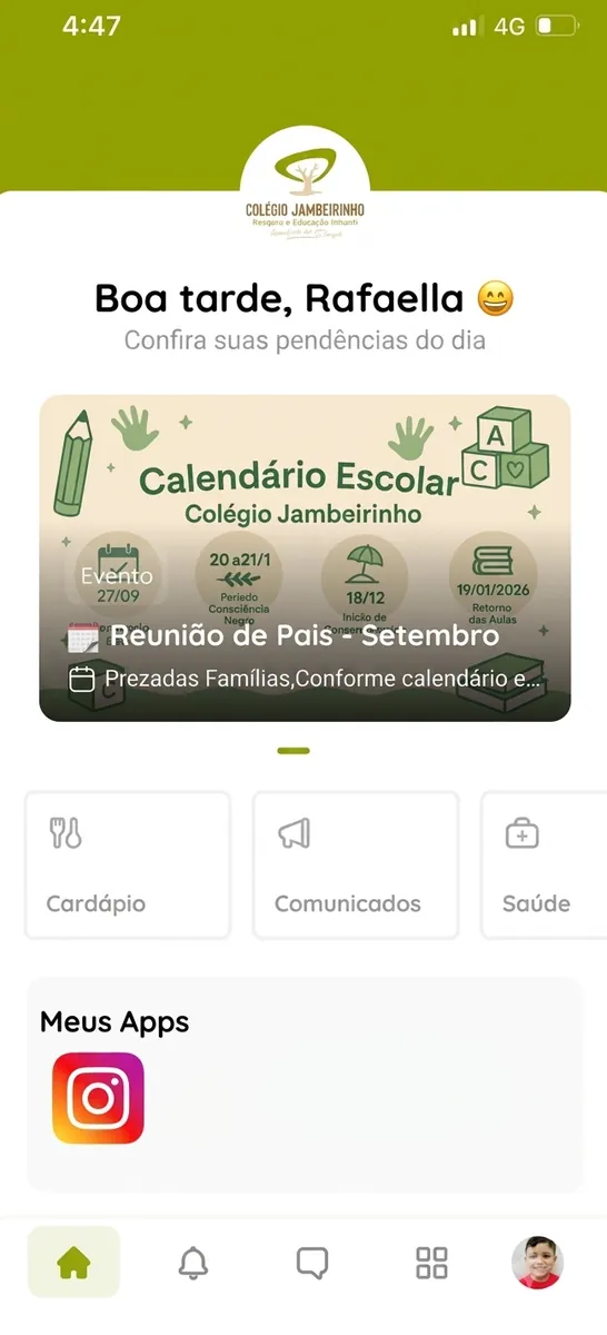 Agenda Digital do Colégio Jambeirinho